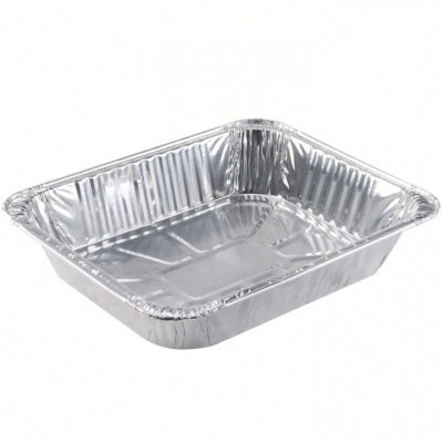 Factory price rectangular aluminum foil food container