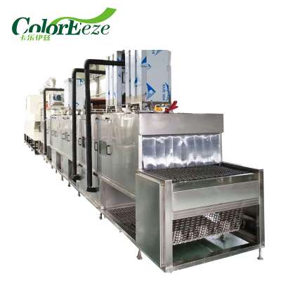 Non-stick cookware coating pretreatment washing line